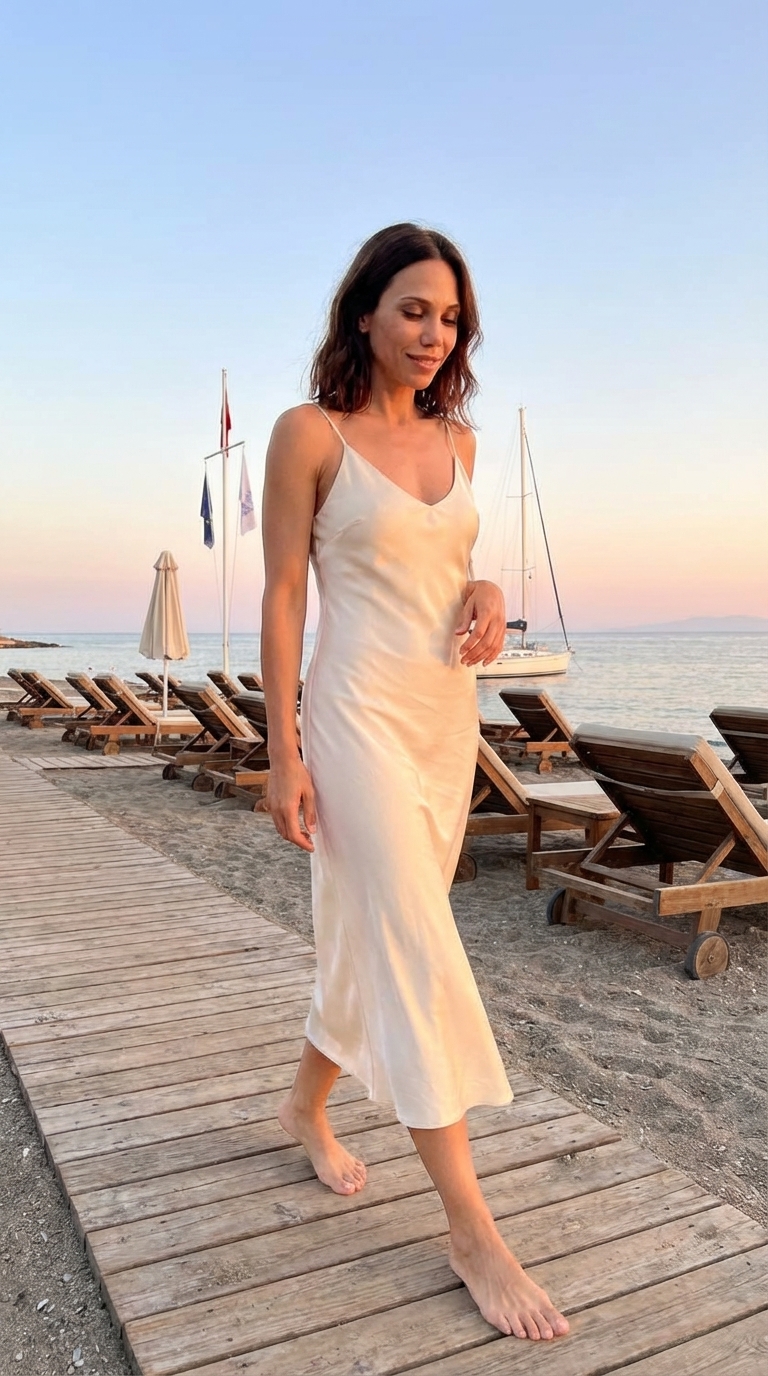 Закат на пляже