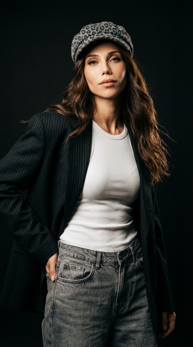 Модный образ в студии