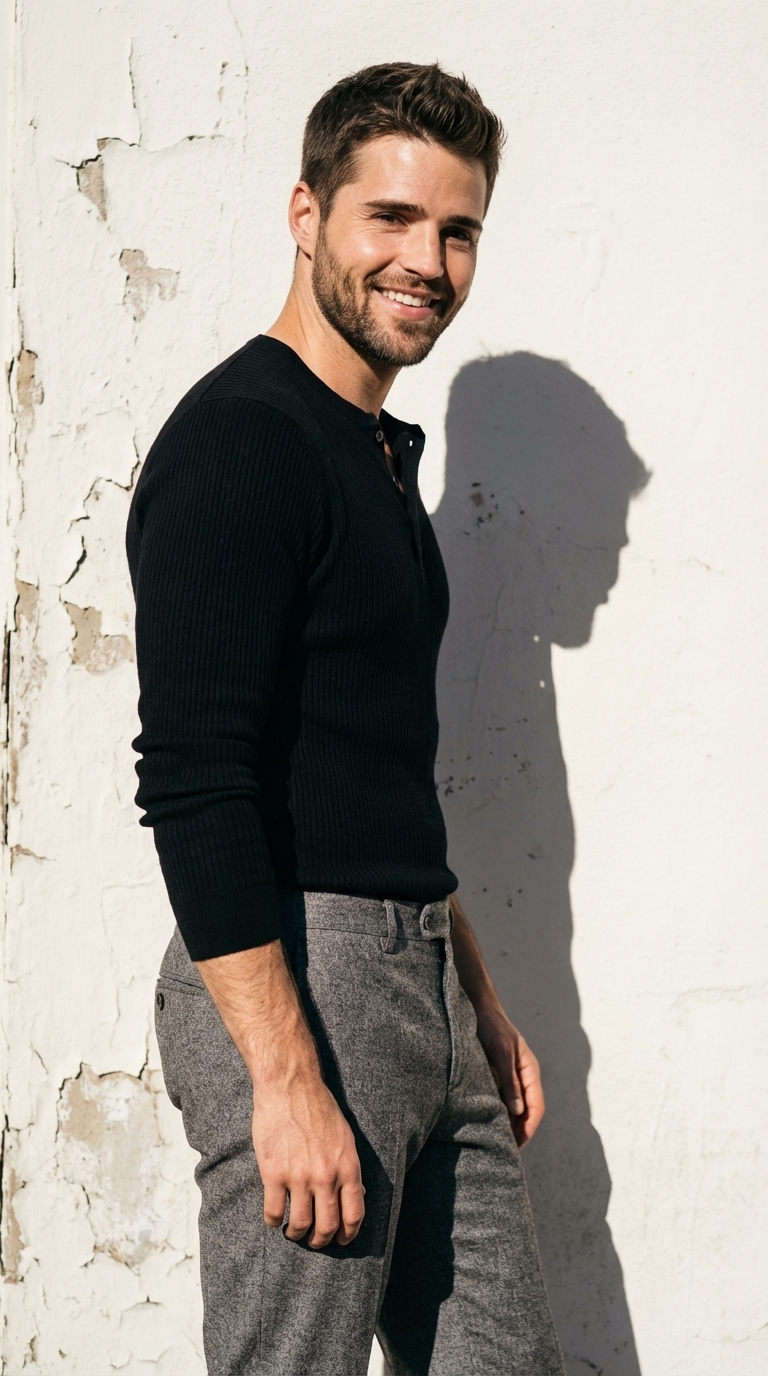 Портрет у стены