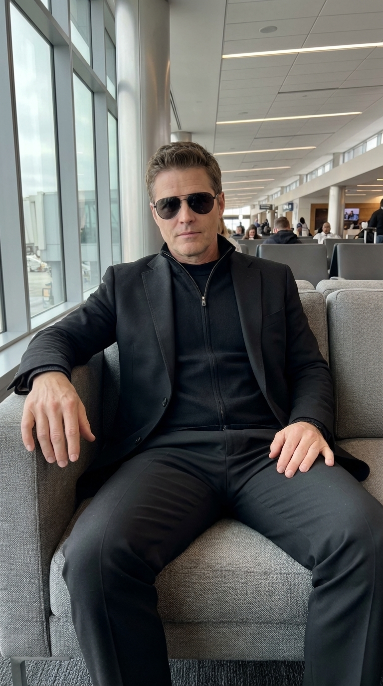 В зале ожидания аэропорта