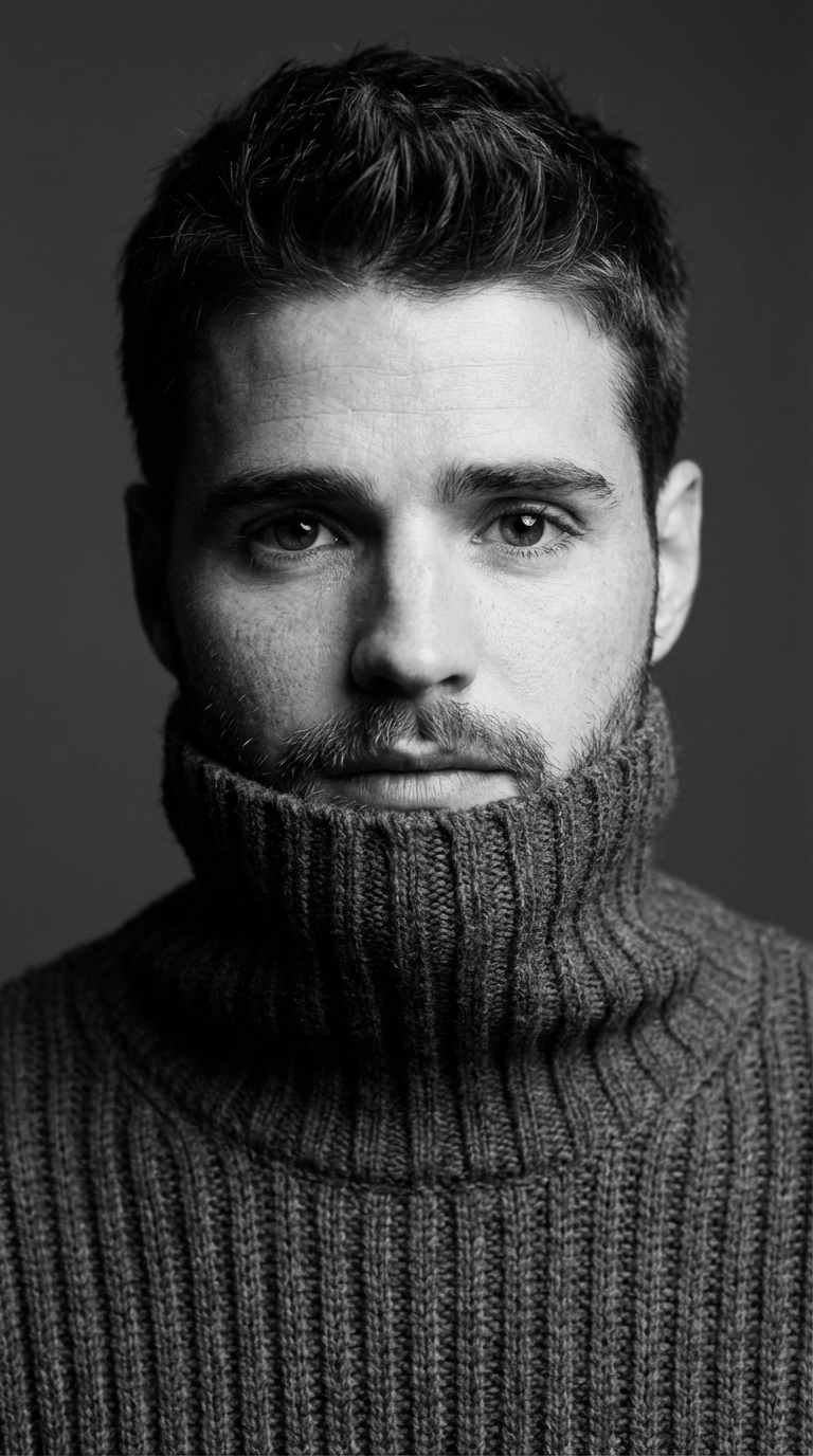 Портрет в вязаном свитере