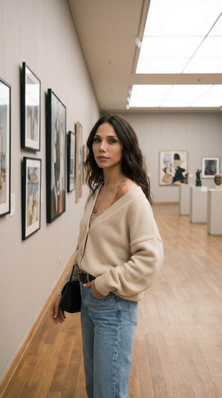 В художественной галерее