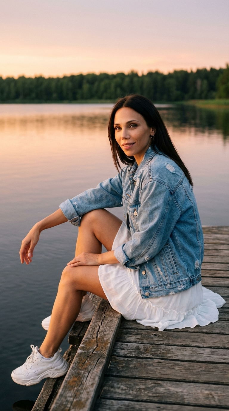 Закат на пирсе