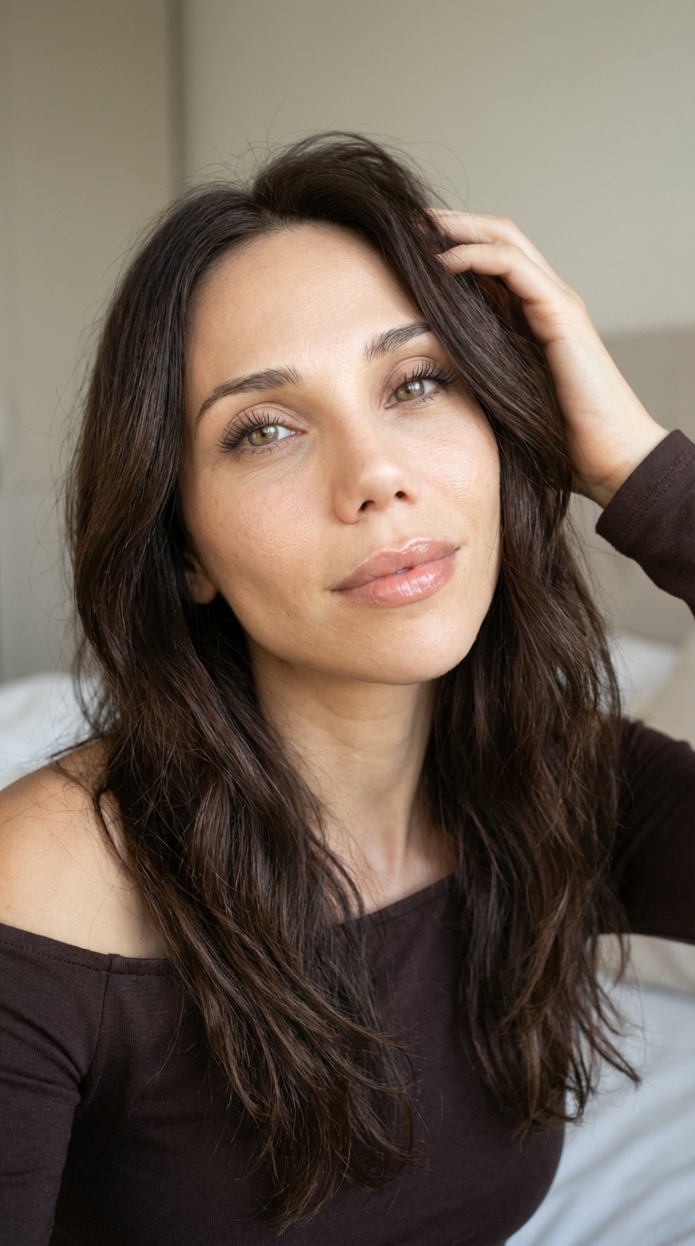 Селфи в спальне