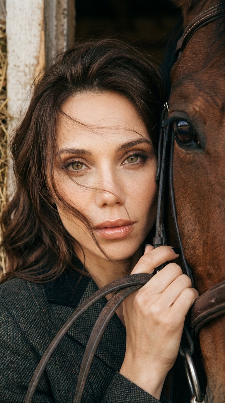 Портрет с лошадью