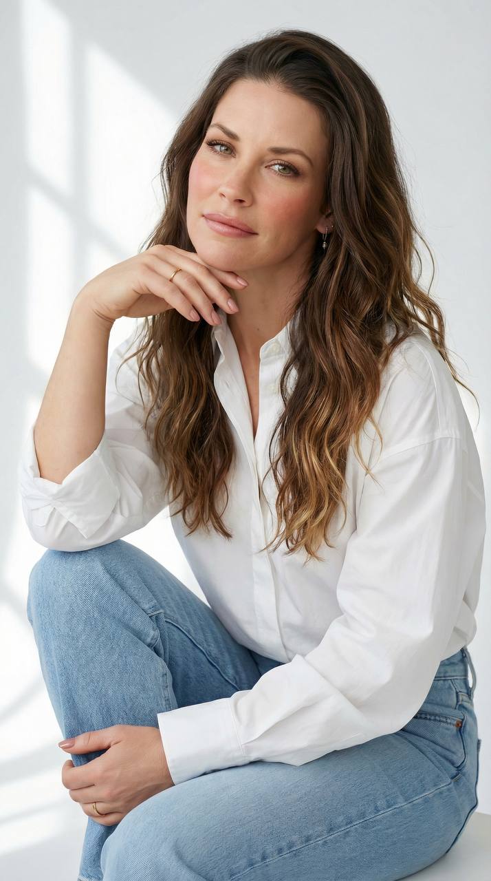 На белом фоне