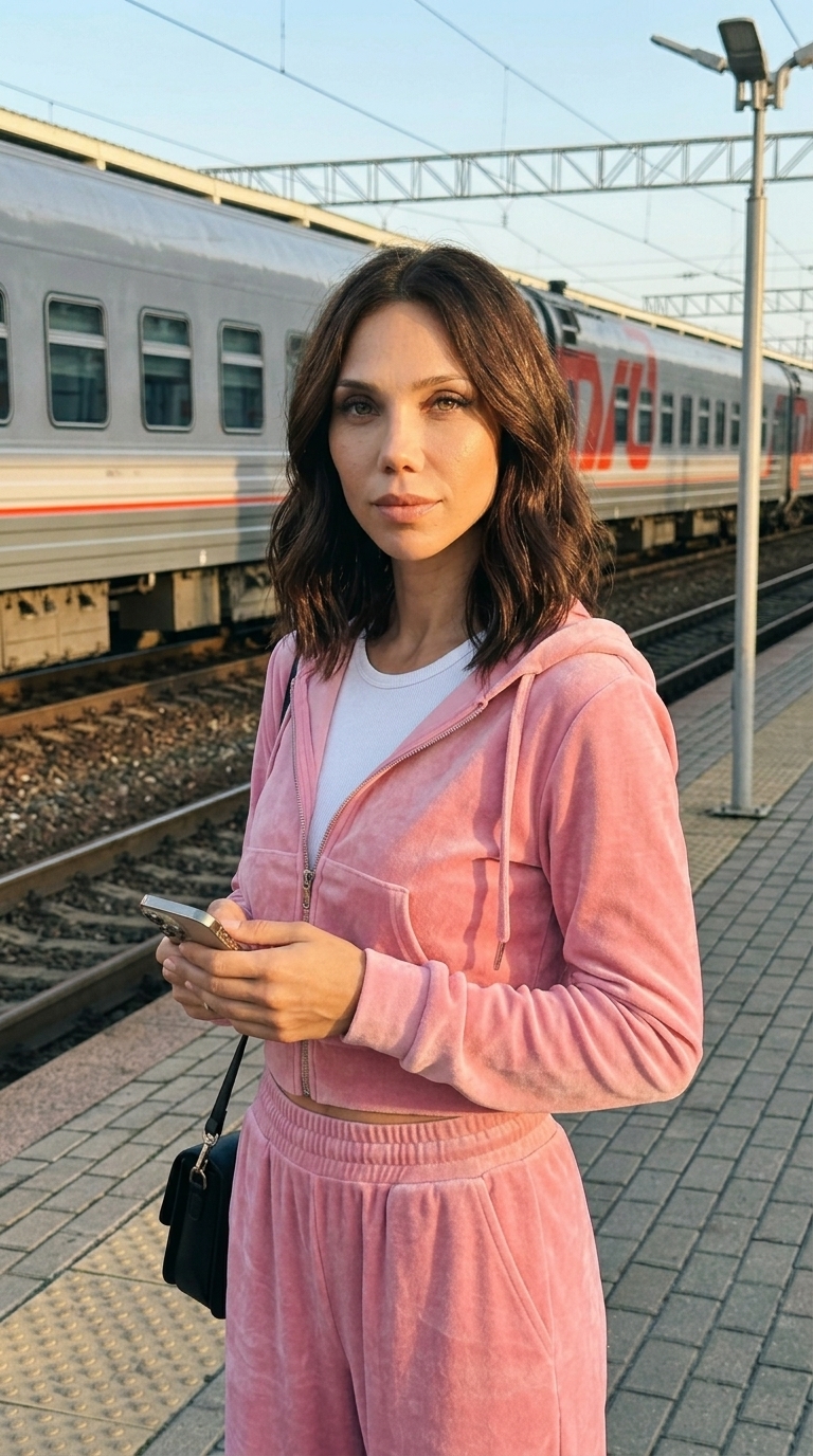 Утро на перроне