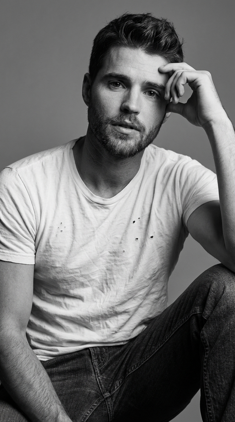 Монохромный портрет