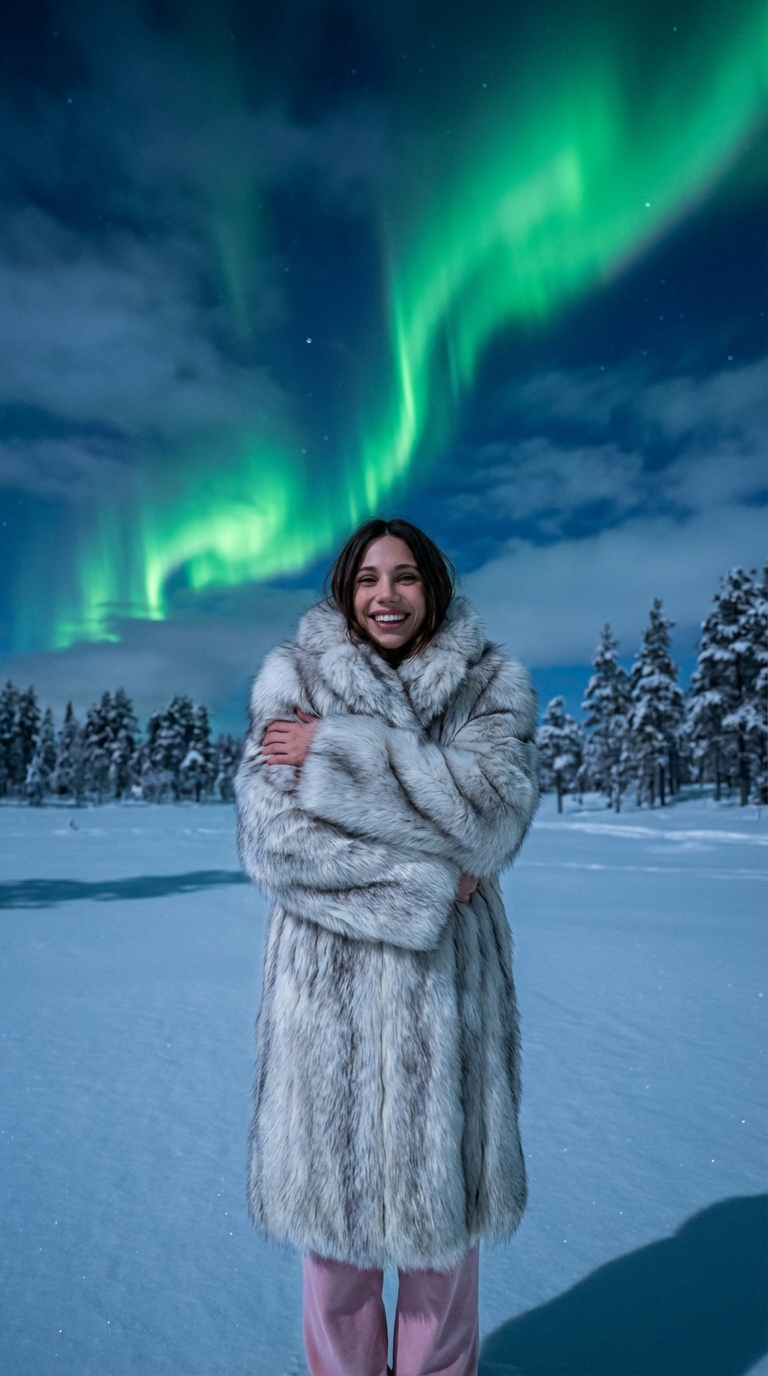 Северное сияние Финляндия