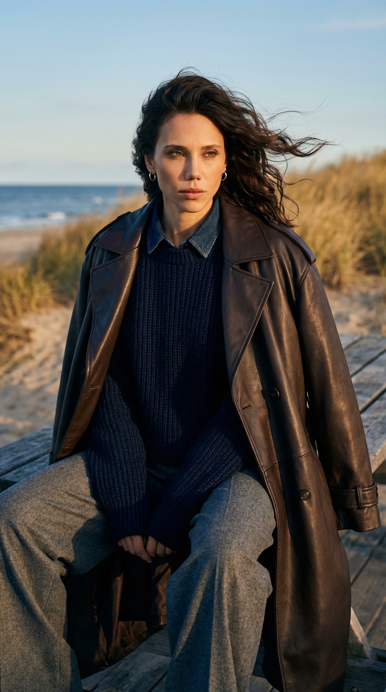 Пляж Янтарный осенний