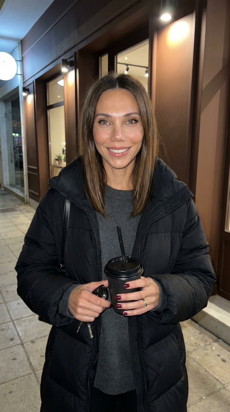 У кофейни вечером