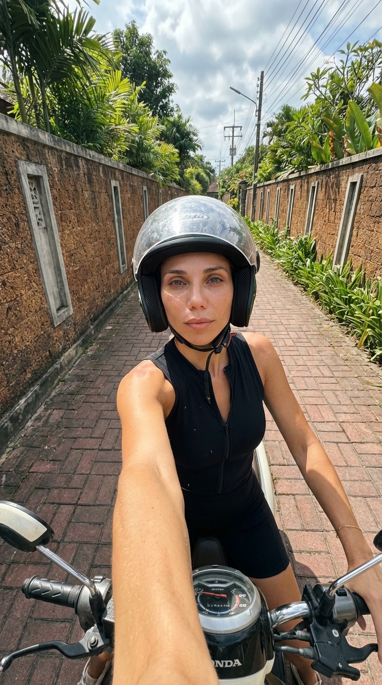 Селфи на скутере